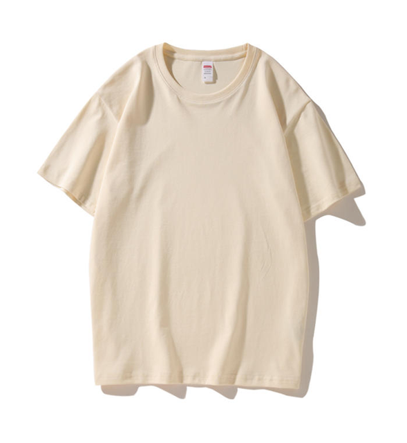 2024 Summer Cool Silk Loose Plain T-Shirt for Men