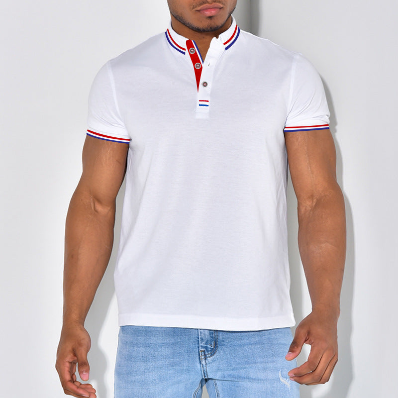 Men's Summer Polo Shirt - Business Casual Style