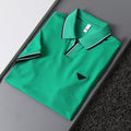 Men's Slim Fit White Polo Shirt - Lightweight Summer Style