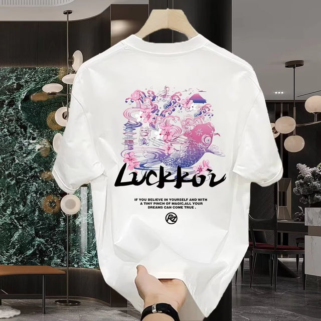 2024 Trend Luxury Brand Graphic Cotton T-Shirt for Men
