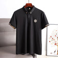 2023 Men's Embroidered Polo Shirt - Slim Fit Short Sleeve