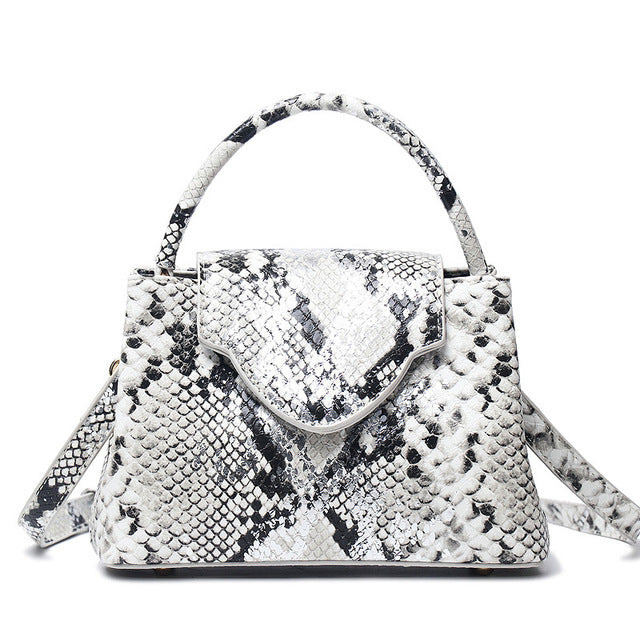 Evarisluxe Snake Skin Embossed Evening Handbag