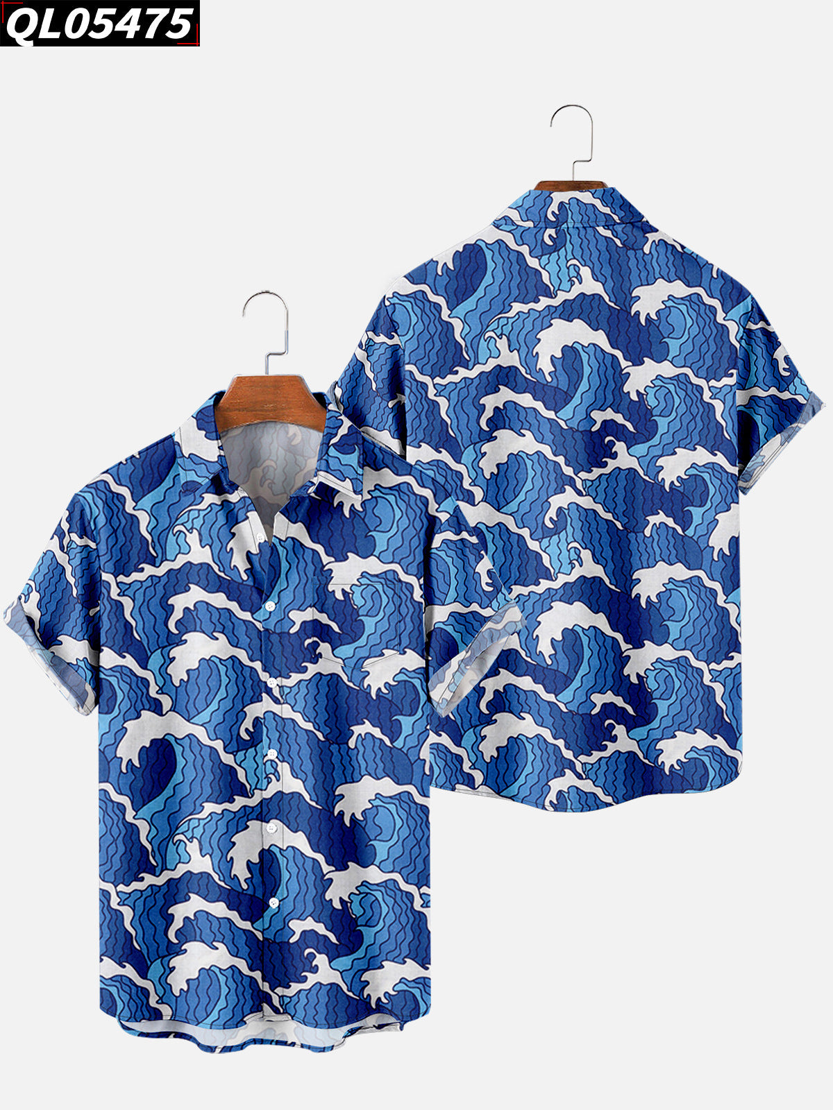 2023 Retro Style Men's Hawaiian Shirt for Summer