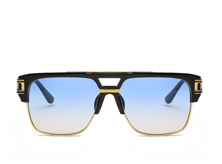 Retro Colorful Reflective Sunglasses for Men and Women