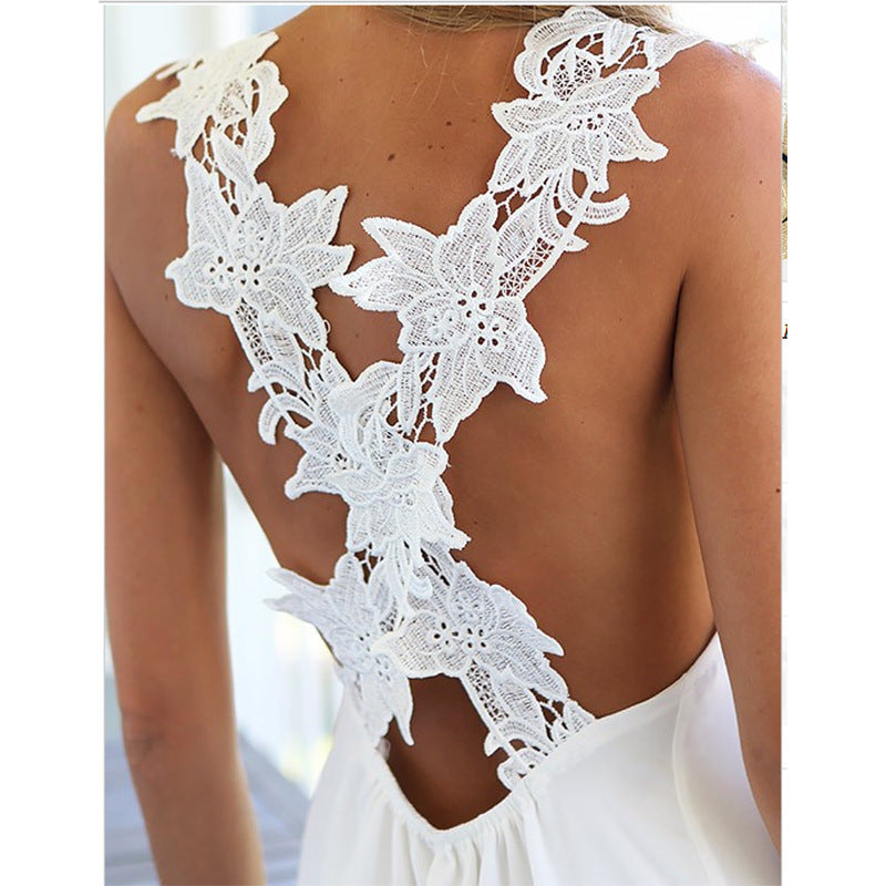 Evarisluxe Décolleté Dos Nu Luxury Dress