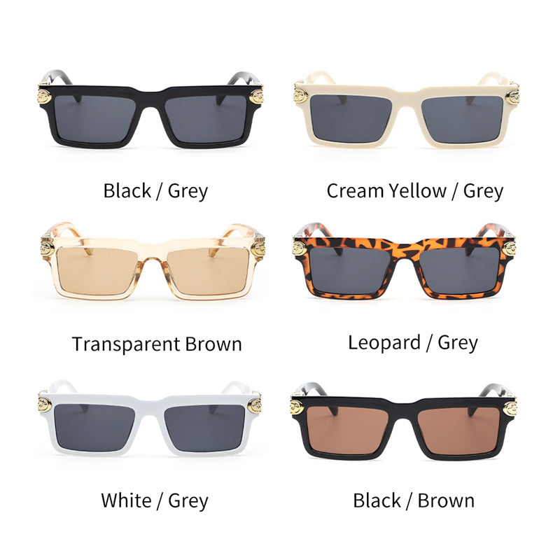 Retro Square Sunglasses for Women and Men - Vintage Style