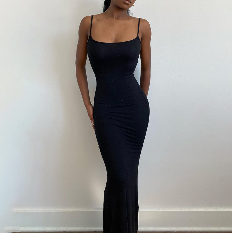 2024 Spring Women’s Sleeveless High-Waist Dress
