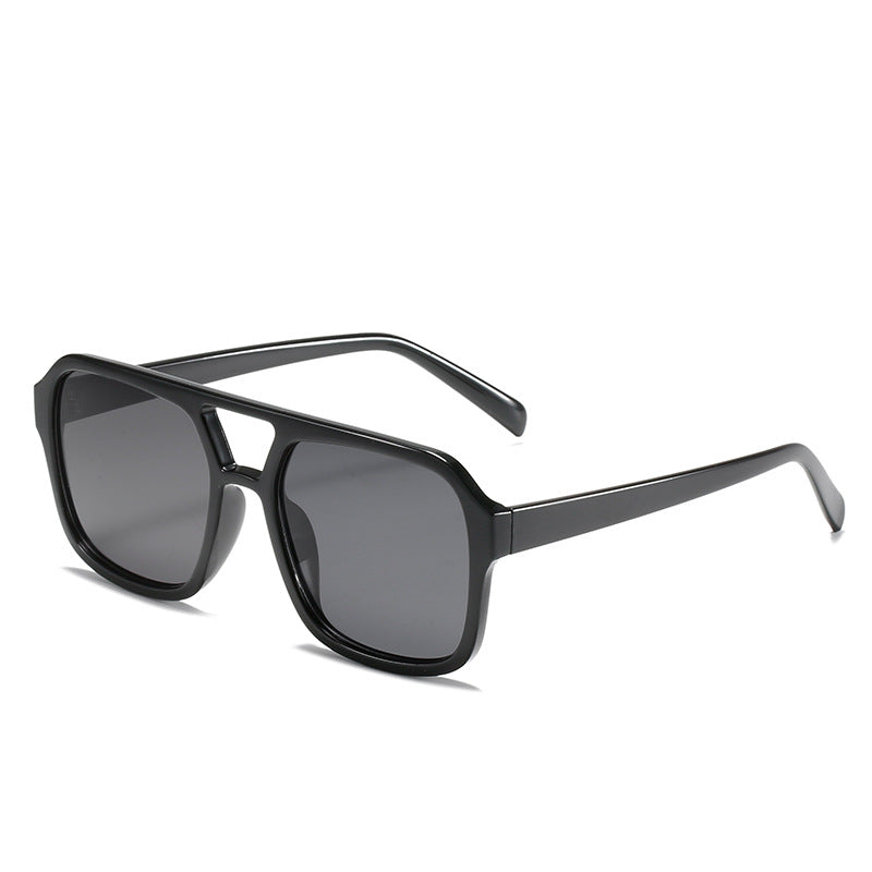 2021 Vintage Square Double Beam Sunglasses for Women