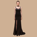 Slit Dress, Slit Maxi Dress, Spaghetti Strap Dress