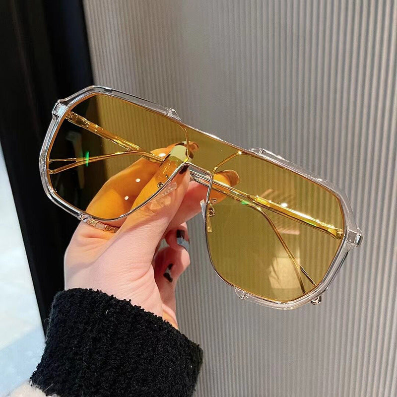 Unique UV400 One-Piece Sunglasses for Men and Women