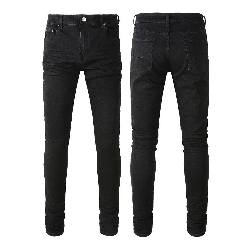 Slim Fit Black Stretch Jeans