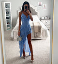 Evarisluxe Solid Sculpt Midi Dress