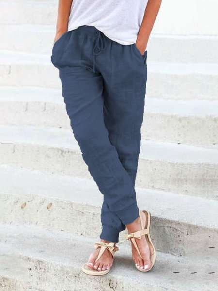 2023 Summer Urban Casual Cotton Pants for Women