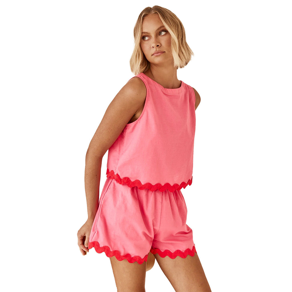2024 Spring Summer Women's Casual Sleeveless Set