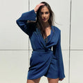 Evarisluxe Silk Satin Slip Dress