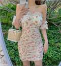 2020 New Summer Floral One-Shoulder Dress for Women