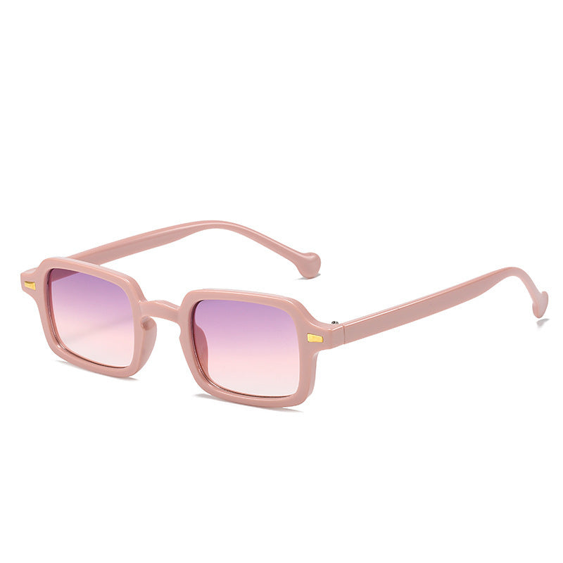 The Soleil Retro Square UV400 Sunglasses | Evarisluxe