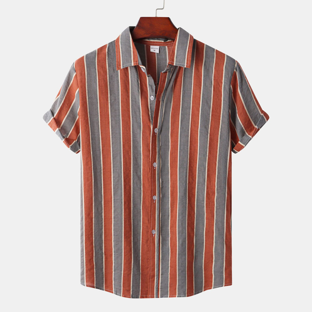 Summer Hawaiian Style Printed Men's Shirt