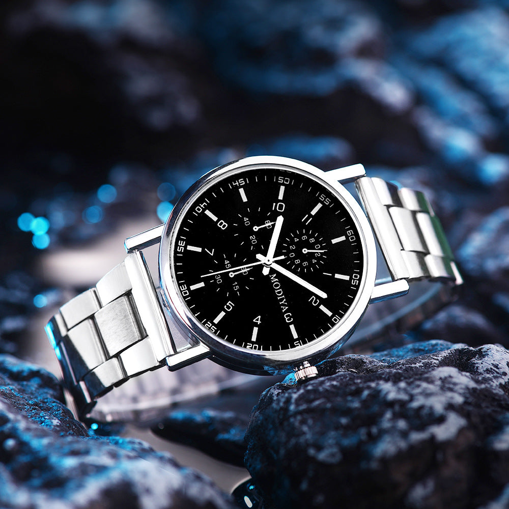 Simple Alloy Band Quartz Watch for Men | Evarisluxe