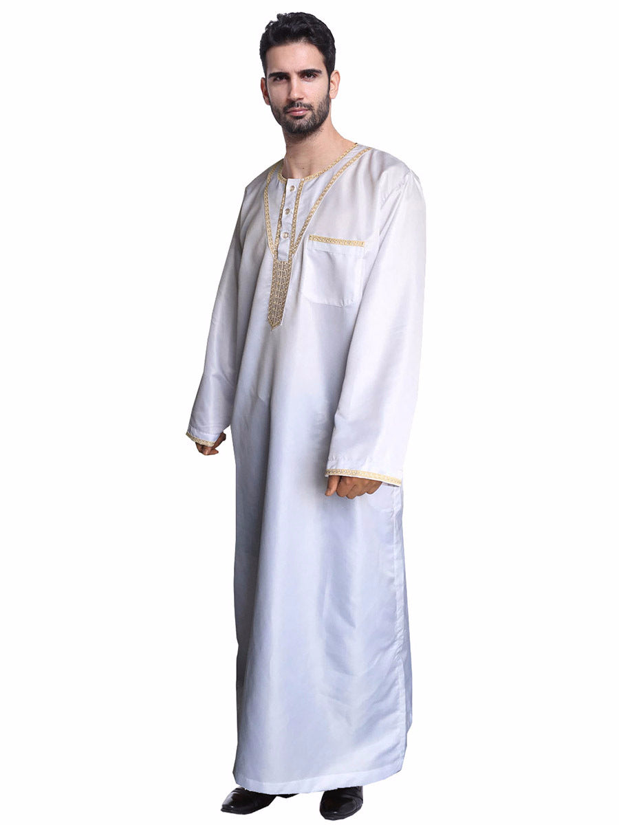 Arabic Long Robe for Men - Muslim Attire