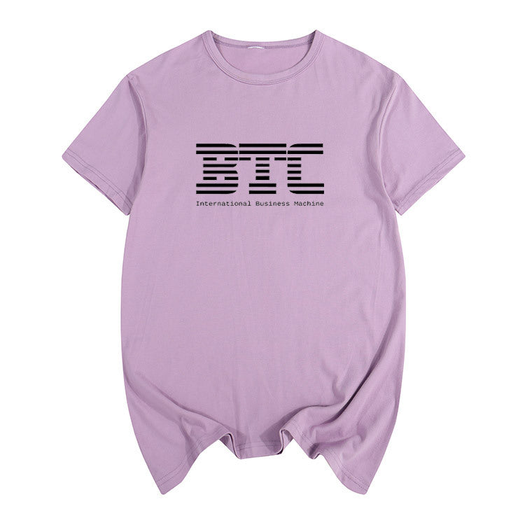 BTC Bitcoin Unisex Short Sleeve T-Shirt