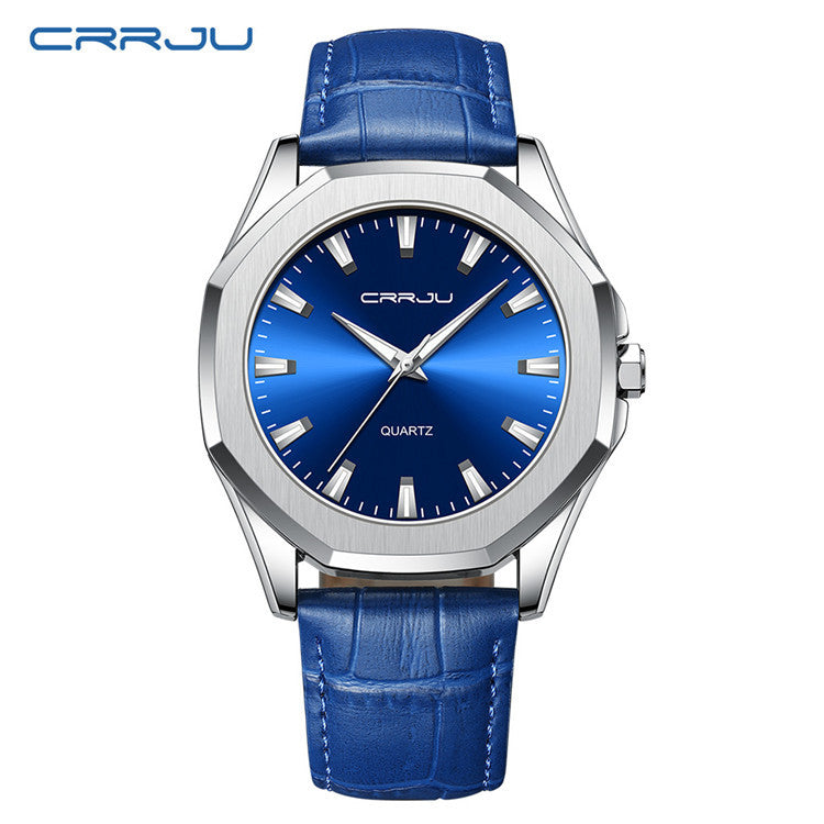 The Cuir Leather Strap Watch for Men & Women | Evarisluxe