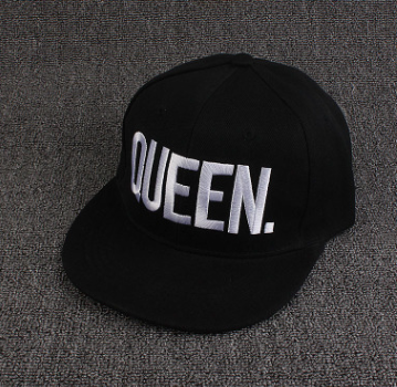 King Queen Letter Couples Baseball Caps for Outdoors