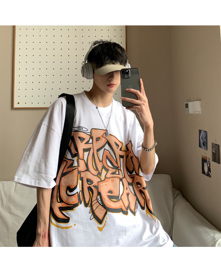 Men's Casual Crew Neck Cotton Summer T-Shirt