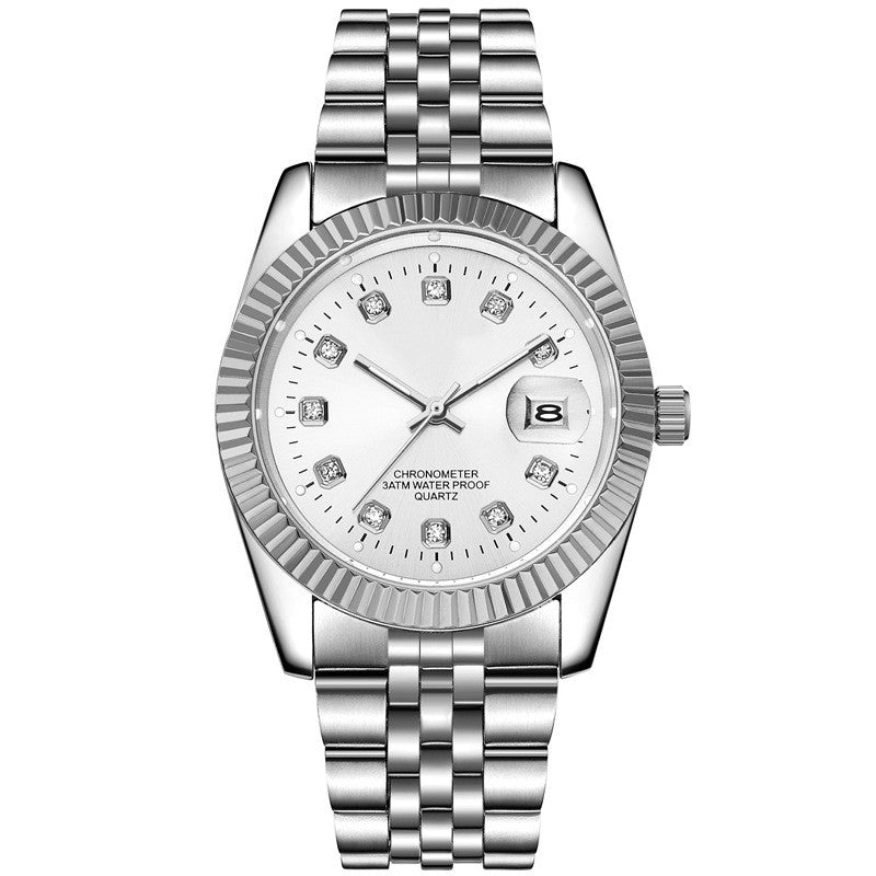 The Soleil Unisex Calendar Quartz Watch | Evarisluxe