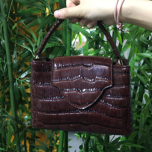 Evarisluxe Snake Skin Embossed Evening Handbag