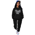 Plus Size Women's Two-Piece Fall Tracksuit Set