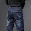 Men's Stretchy Soft Jeans - Slim Fit Casual Trousers