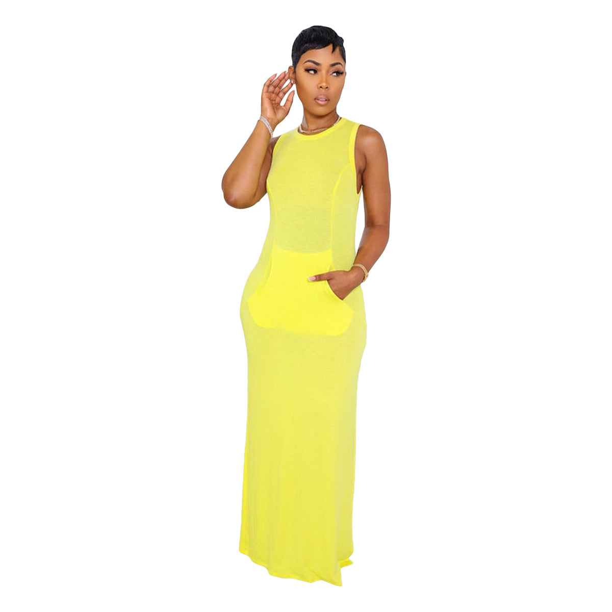 Women's Extra Thick Cotton Dress for Spring/Summer
