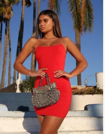 The Bretelle Dos Nu Spaghetti Strap Dress | Evarisluxe