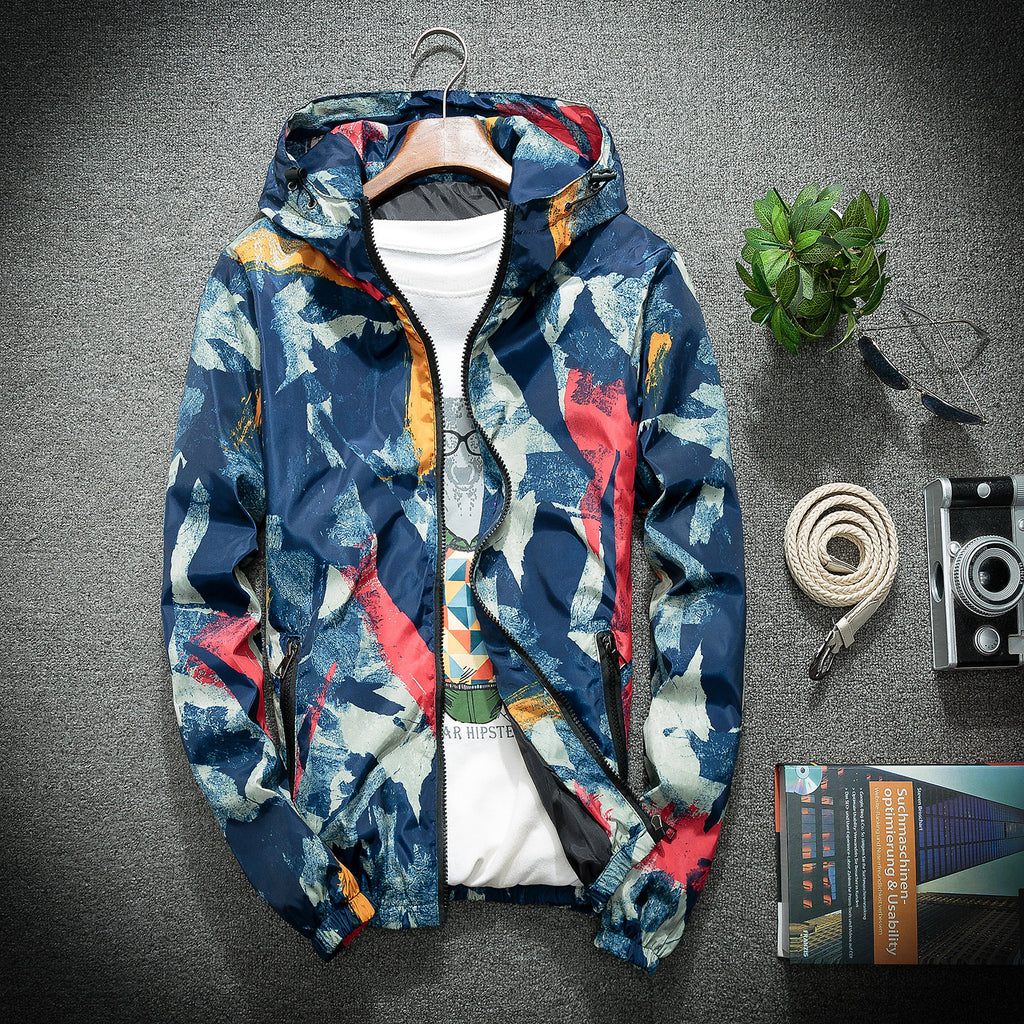 Camouflage Hooded Youth Casual Jacket