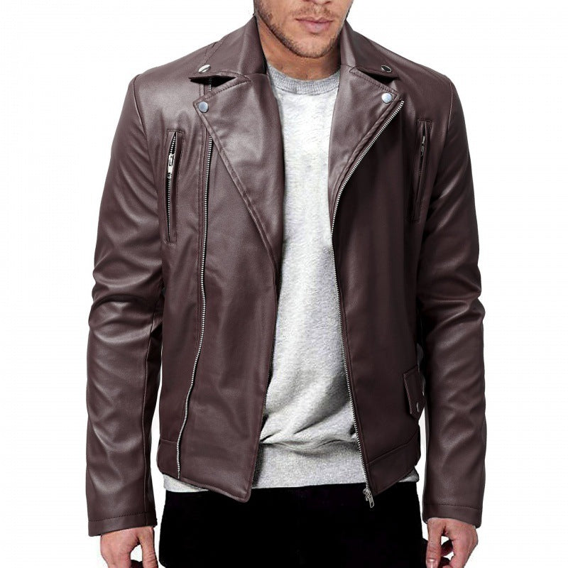 Large Size Casual Leather Jacket Collection