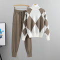 European Fashion Knit Two-Piece Set for Women