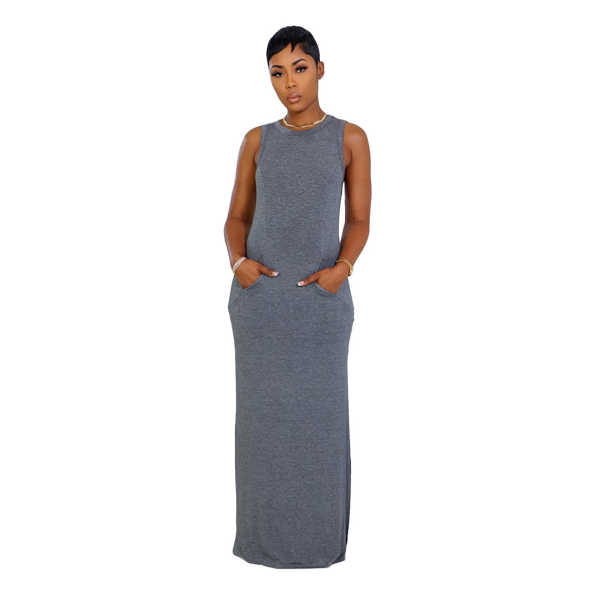 Women's Extra Thick Cotton Dress for Spring/Summer