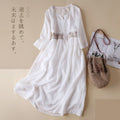 2022 Spring Cotton Ethnic Style Embroidered Dress