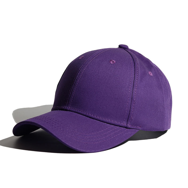 Summer Women's Ponytail Baseball Cap - Solid Color Design