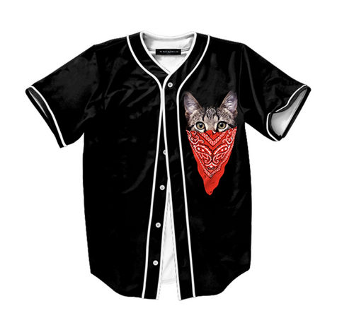 2018 Summer 3D Printed Baseball Shirt and T-Shirt