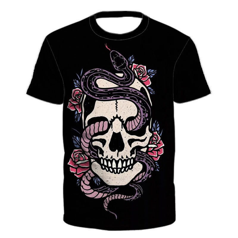 2023 Fashion 3D Printed Short Sleeve T-Shirt for Men