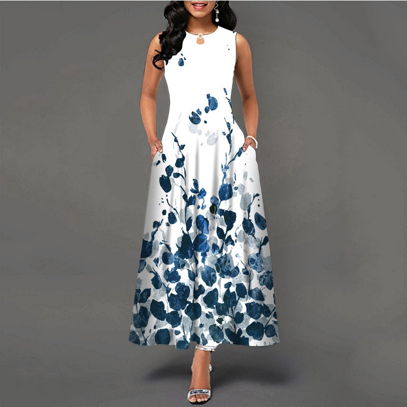 Evarisluxe Bohemian Sleeveless Long Dress