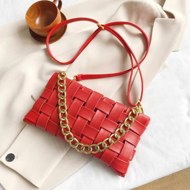 Trendy Summer Woven Shoulder Bag for Women 2020
