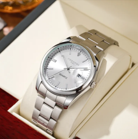 The Mouvement Automatic Steel Watch | Evarisluxe