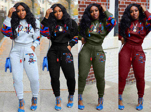 Camouflage Print Hoodie and Jogger Set (2 Pieces)