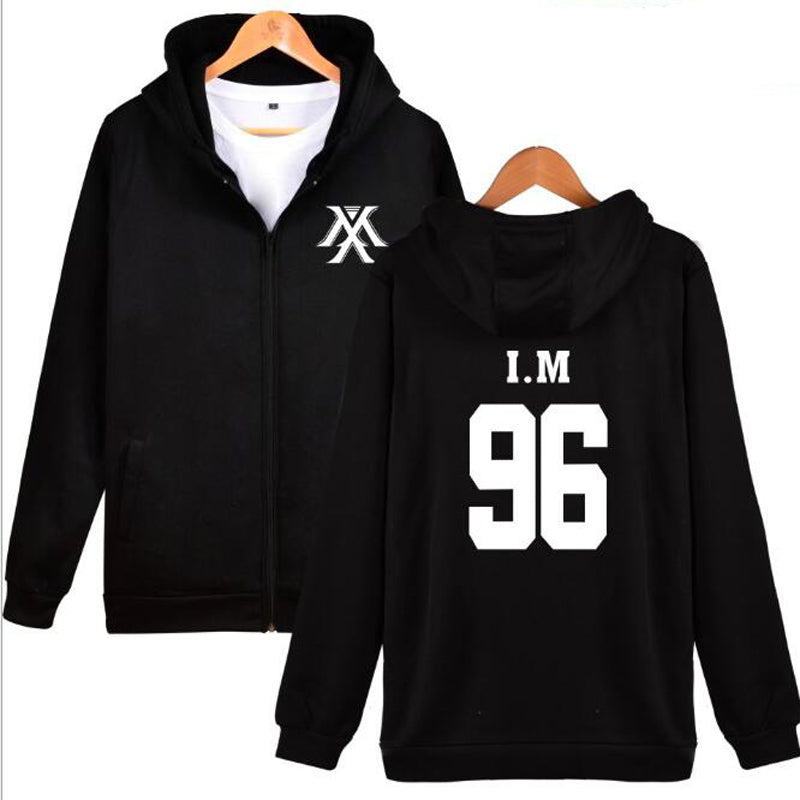 KPOP Monsta X Hoodie Jacket for Women (4XL)