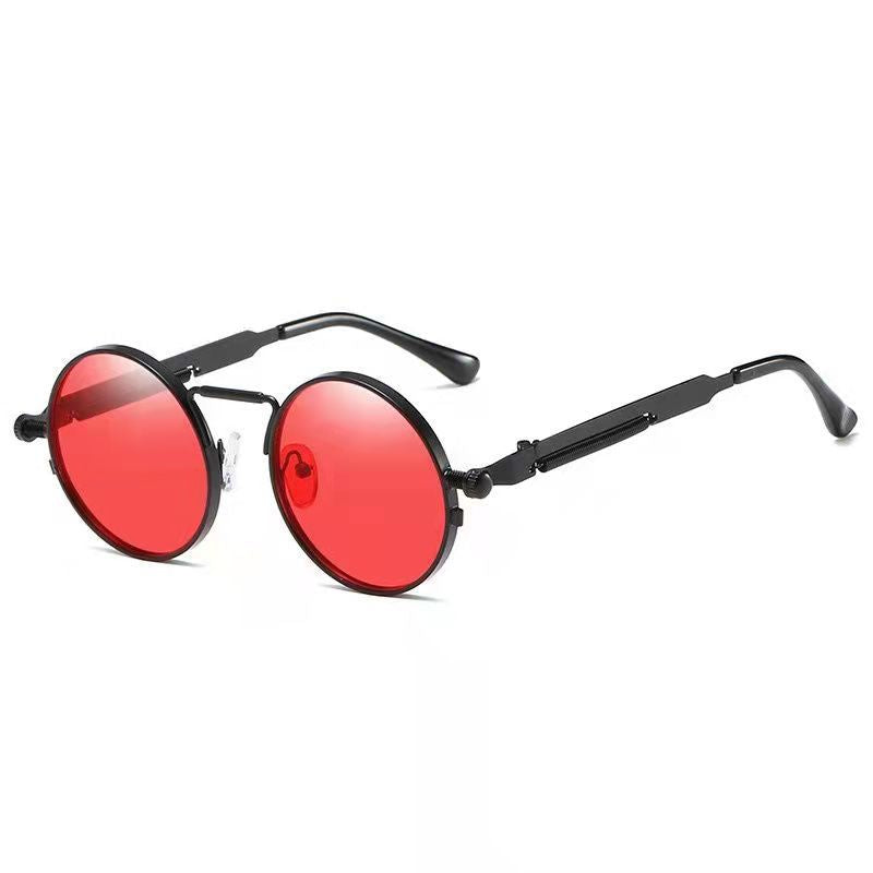Retro Steampunk Round Sunglasses for Men and Women