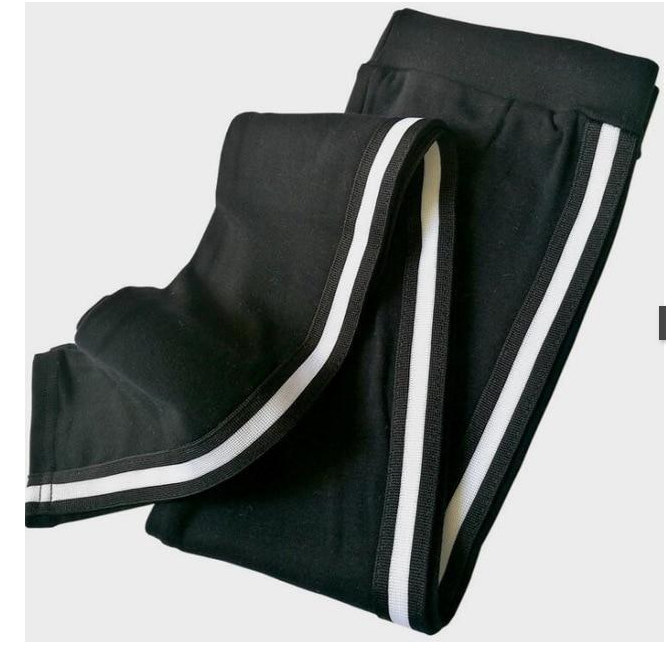 Striped Sports Pants, Leggings, Tapered Pants