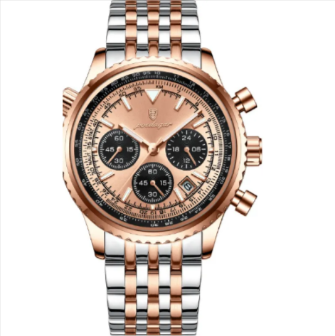 The Agenda Multifunction Steel Watch | Evarisluxe